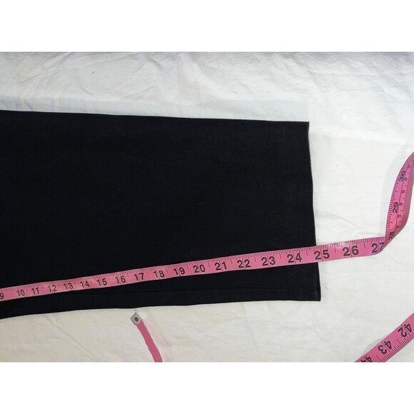 Eileen Fisher Black Elastic Waist Relaxed Fit Cropped Women's Pants Size 1X - Picture 8 of 9